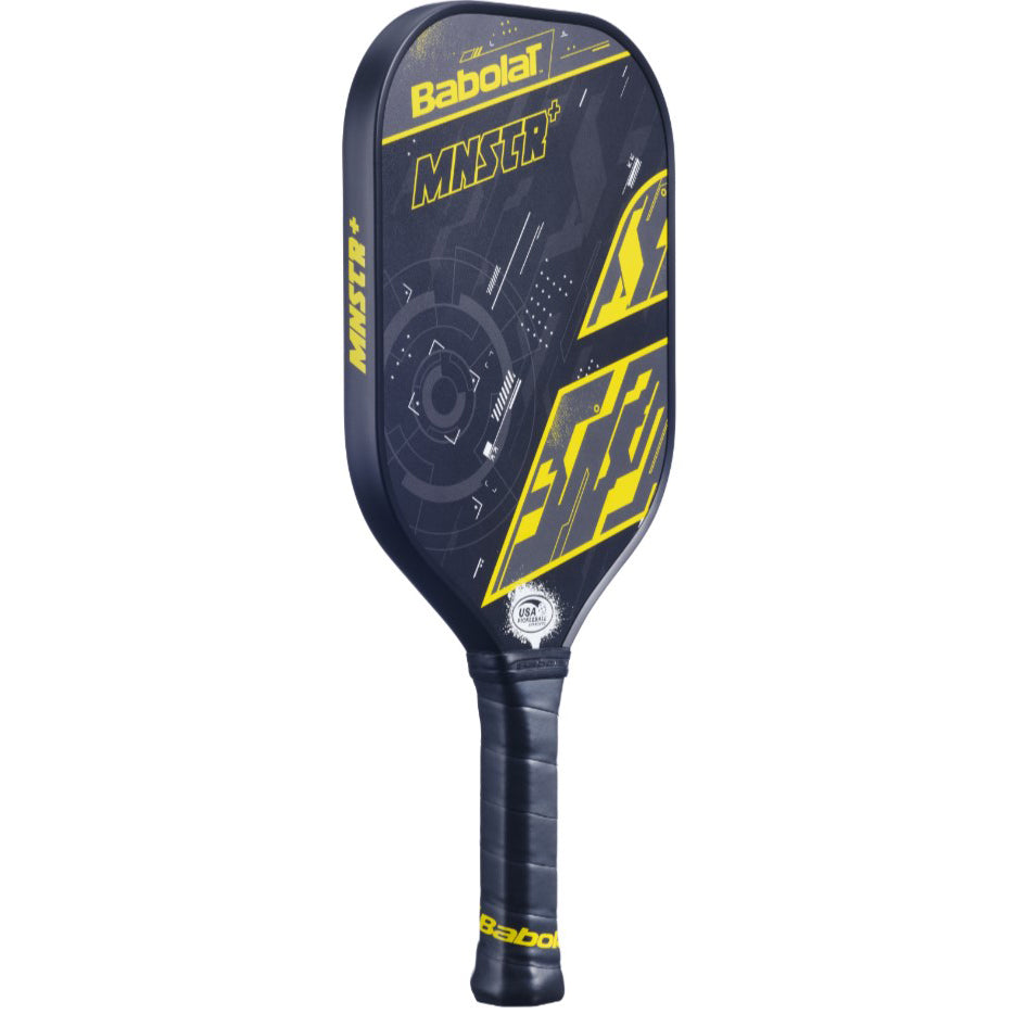 Babolat MNSTR+ Pickleball Paddle (Black/Yellow)