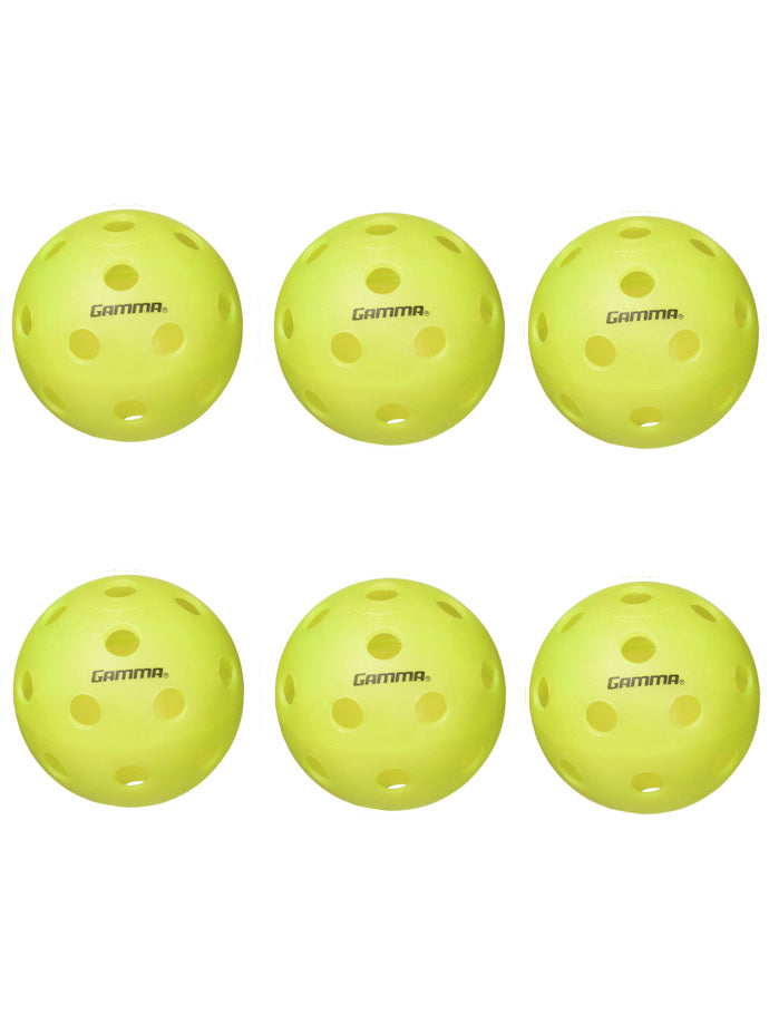Gamma Photon Outdoor Pickleball Balls (6 Pack)