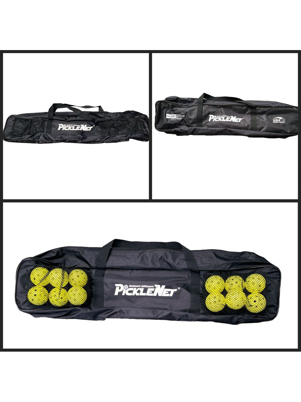 OnCourt OffCourt PickleNet Pickleball Net System - Oval Poles
