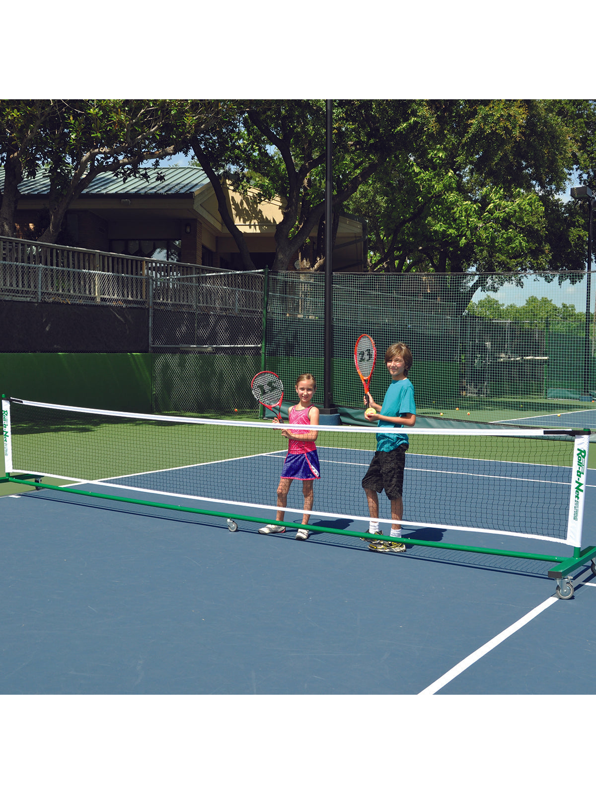 OnCourt OffCourt 18-Foot Roll-A-Net Portable Net System