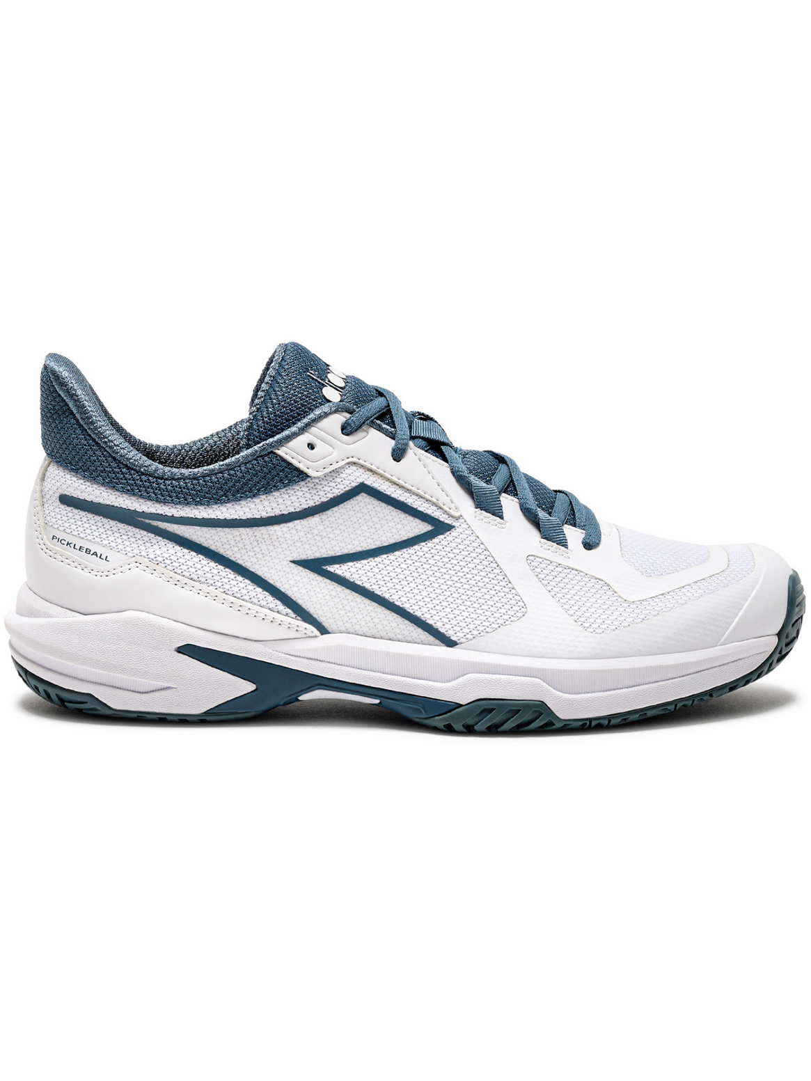 Diadora Men's Trofeo 2 All Ground Pickleball Shoes (White/Oceanview)