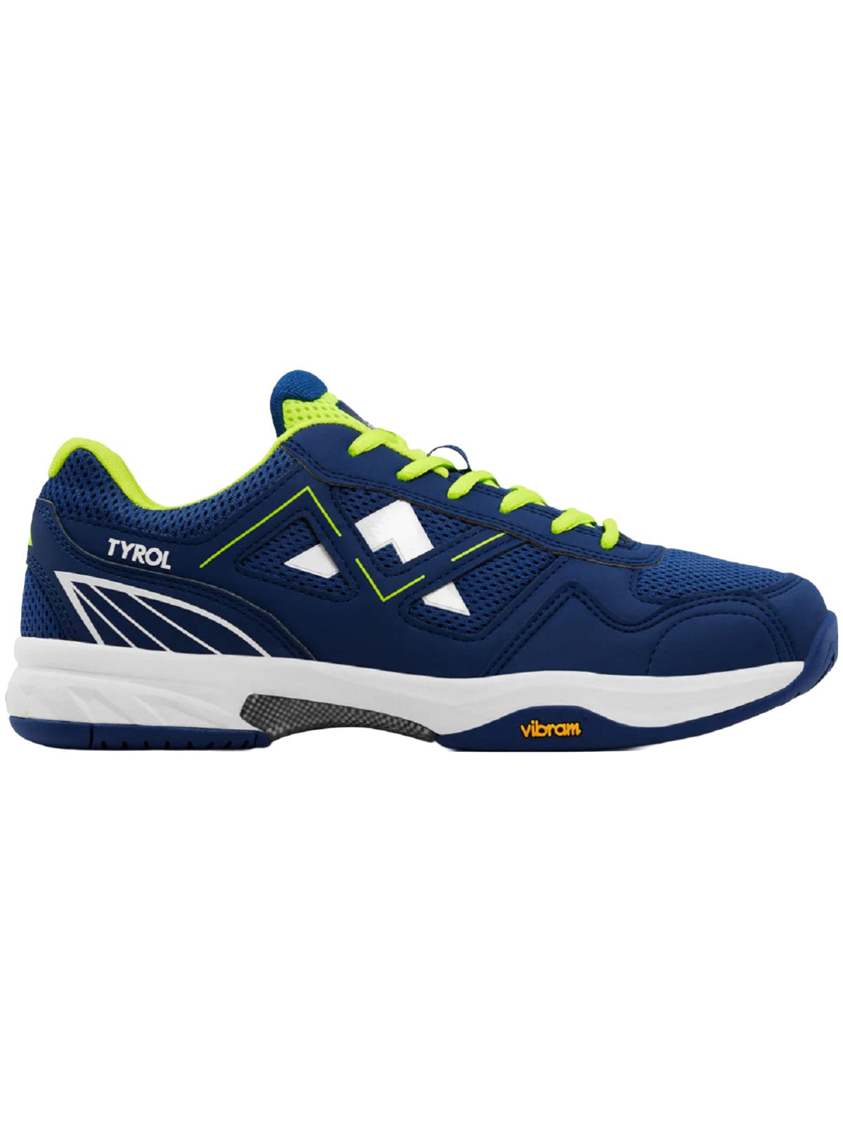 Tyrol Men's Volley-V Pickleball Shoes (Navy/Lime Green)