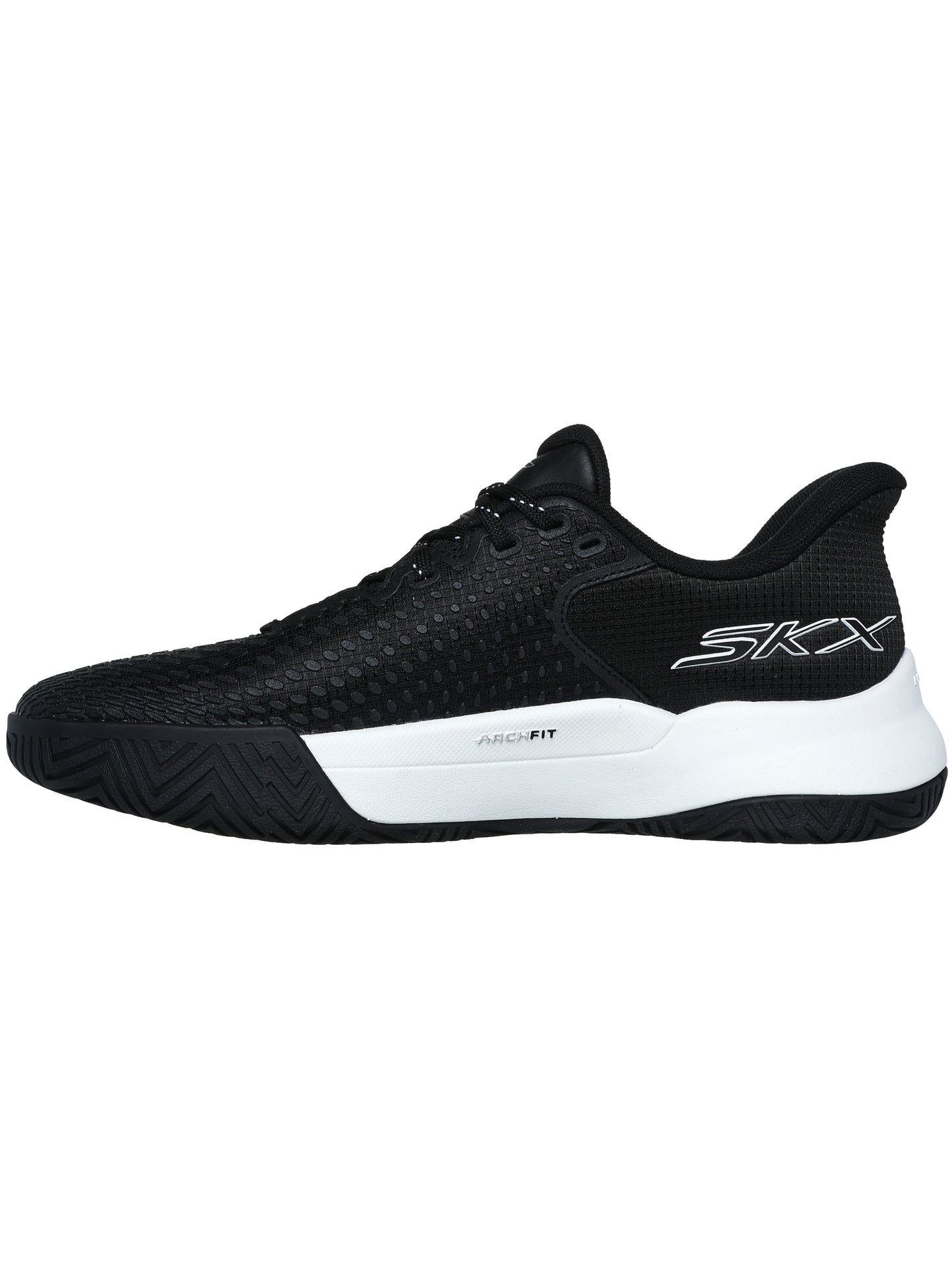 Skechers - Women’s Viper Court Pro Elite Hands Free Slip-Ins Pickleball Shoes (Black/White)