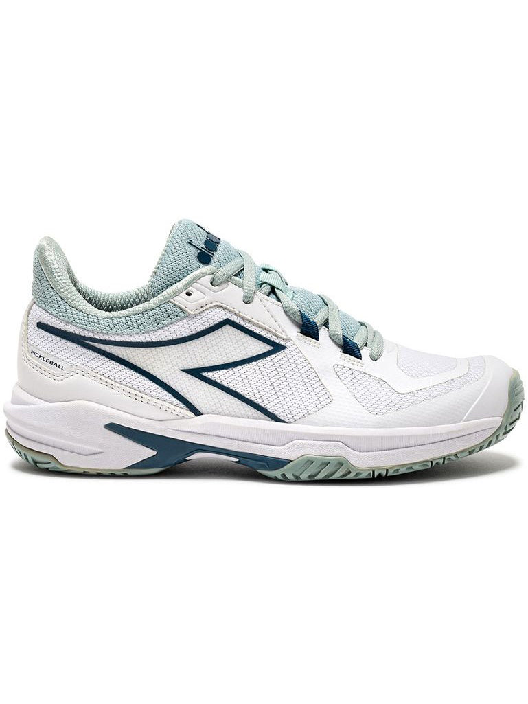 Diadora Women's Trofeo 2 All Ground Pickleball Shoes (White/Legion Blue)