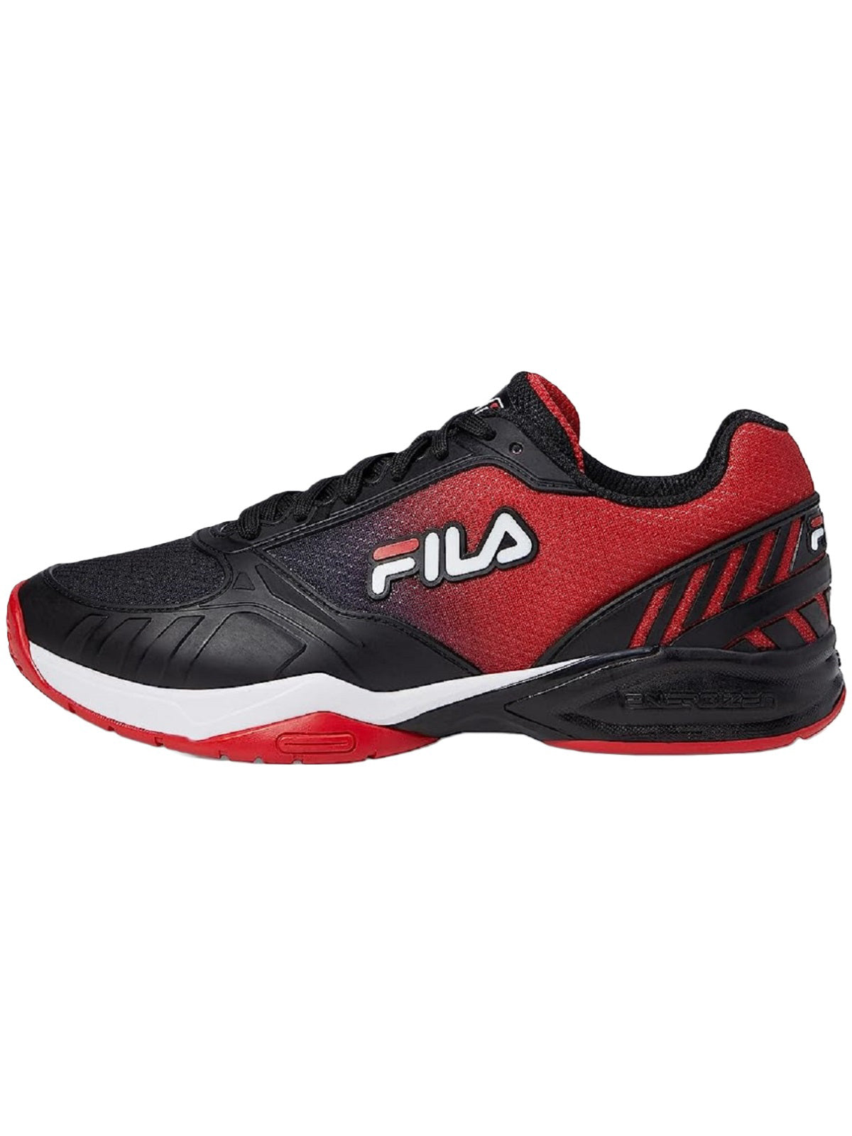 Fila Men's Volley Zone Pickleball Shoes (Black/White/Red)