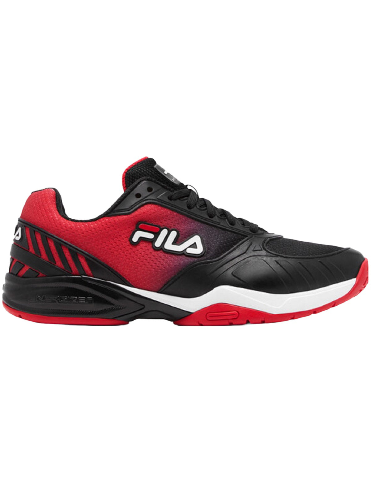 Fila Men's Volley Zone Pickleball Shoes (Black/White/Red)