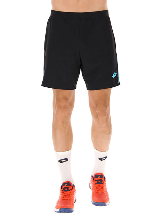 Lotto Men's Superrapida Pickleball V Shorts (Black/Blue)