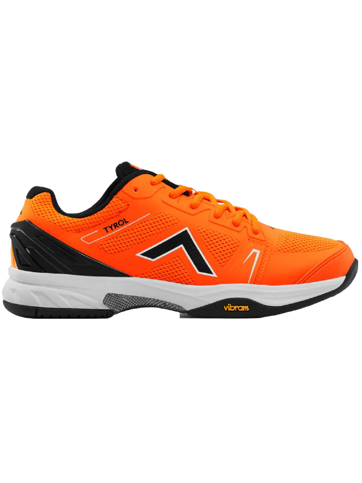 Tyrol Men's Drive-V Pro Pickleball Shoes (Orange/Black)