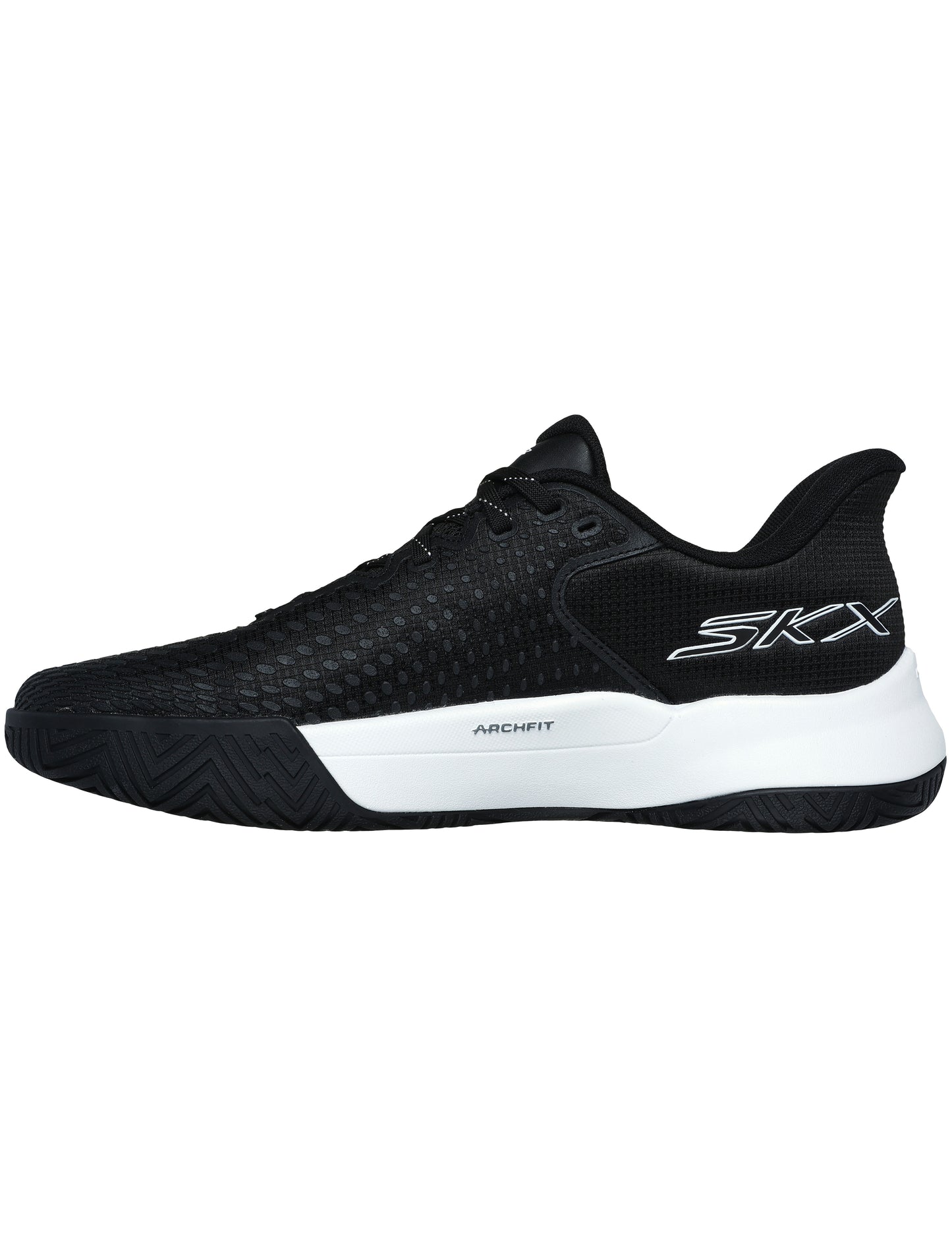 Skechers - Men’s Viper Court Elite Hands Free Slip-Ins Pickleball Shoes (Black/White)