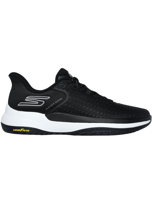 Skechers - Men’s Viper Court Elite Hands Free Slip-Ins Pickleball Shoes (Black/White)