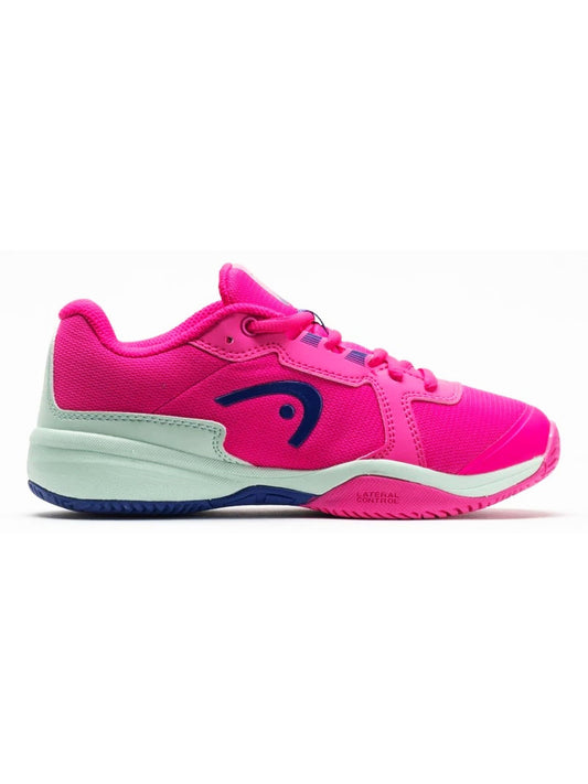 Head junior Sprint 3.5 Pickleball Shoes (Pink/Aqua)