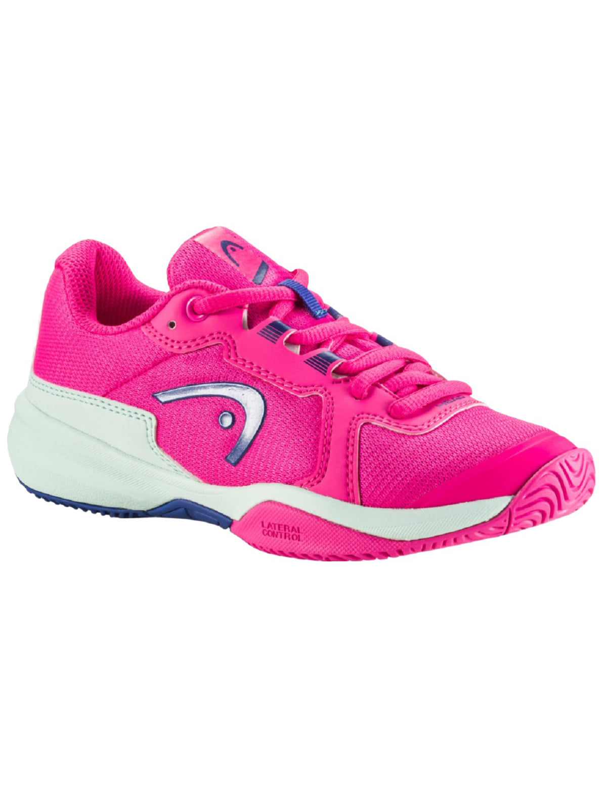 Head junior Sprint 3.5 Pickleball Shoes (Pink/Aqua)