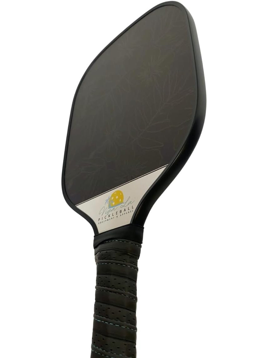 Viva La Pickleball Hawaiian Pickleball Paddle Doubles Bundle with Carrying Case and Balls