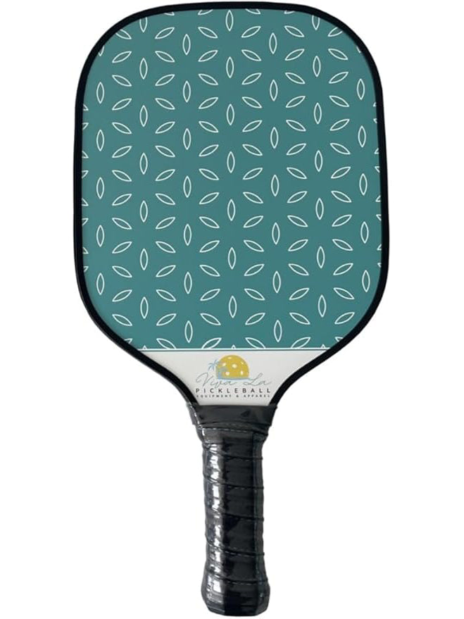 Viva La Pickleball Pickle Dill Pickleball Paddle Doubles Bundle with Carrying Case and Balls