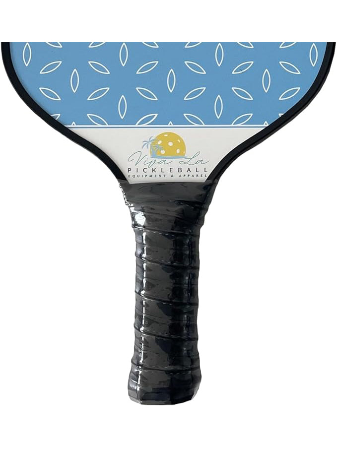 Viva La Pickleball Pickle Dill Pickleball Paddle Doubles Bundle with Carrying Case and Balls