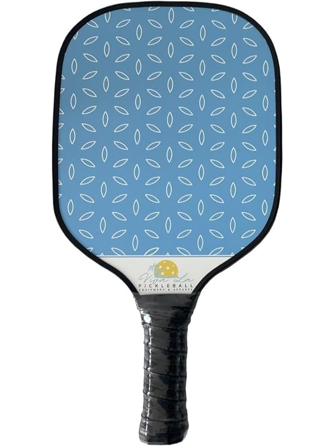 Viva La Pickleball Pickle Dill Pickleball Paddle Doubles Bundle with Carrying Case and Balls