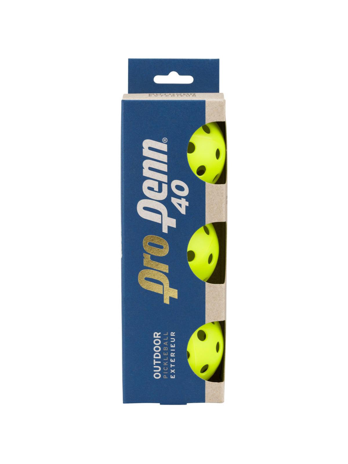 Head Pro Penn 40 Outdoor Pickleballs (3-Pack)