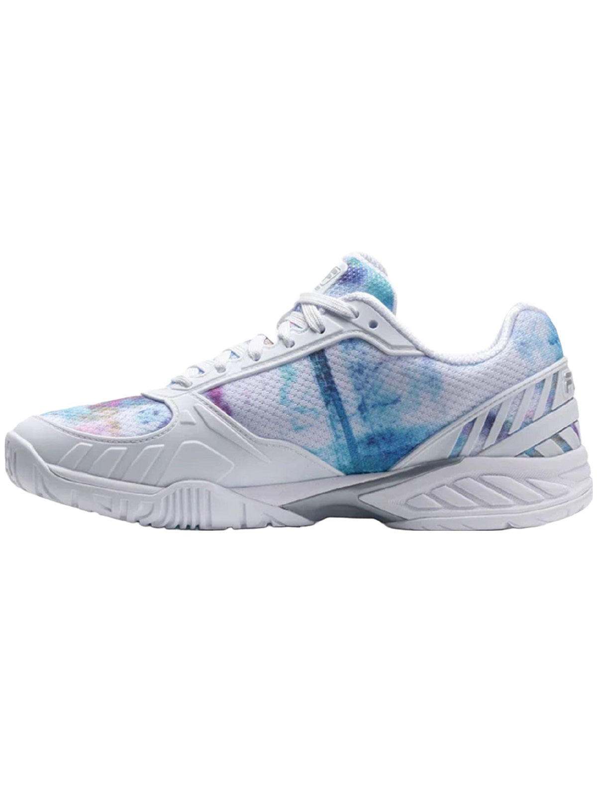 Fila Women's Volley Zone Pickleball Shoes (Multicolor/White/Metallic Silver)