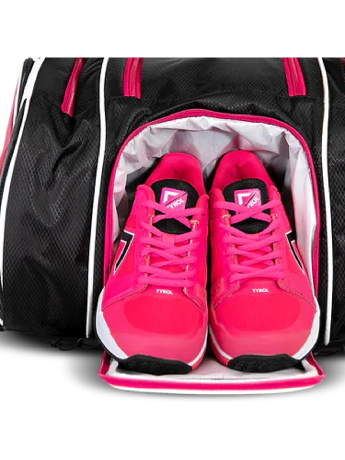 Tyrol Pickleball Tournament Bag, Large (Pink/Black)