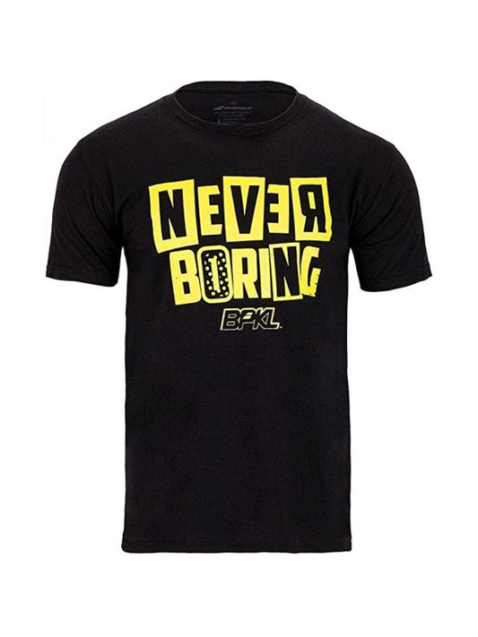 Babolat Men's Pickle Crew Neck T-Shirt (Never Boring)