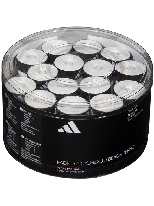 Adidas Padel Overgrip 45 Pack (White)