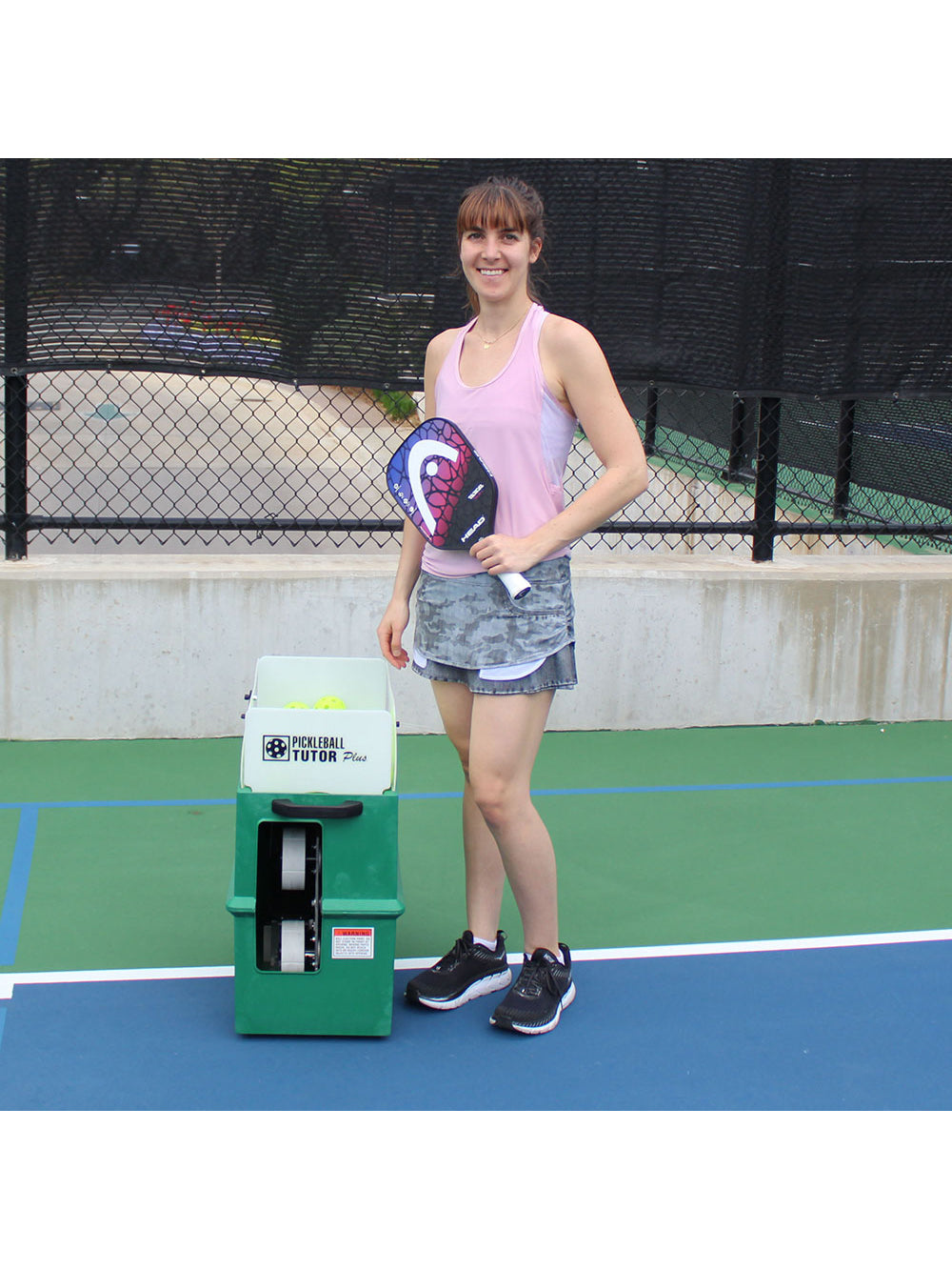 Sports Tutor Pickleball Tutor Plus Ball Machine (Random Oscillation)