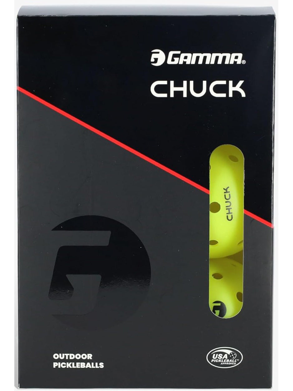 Gamma Chuck Outdoor Pickleball Balls (6-Pack)