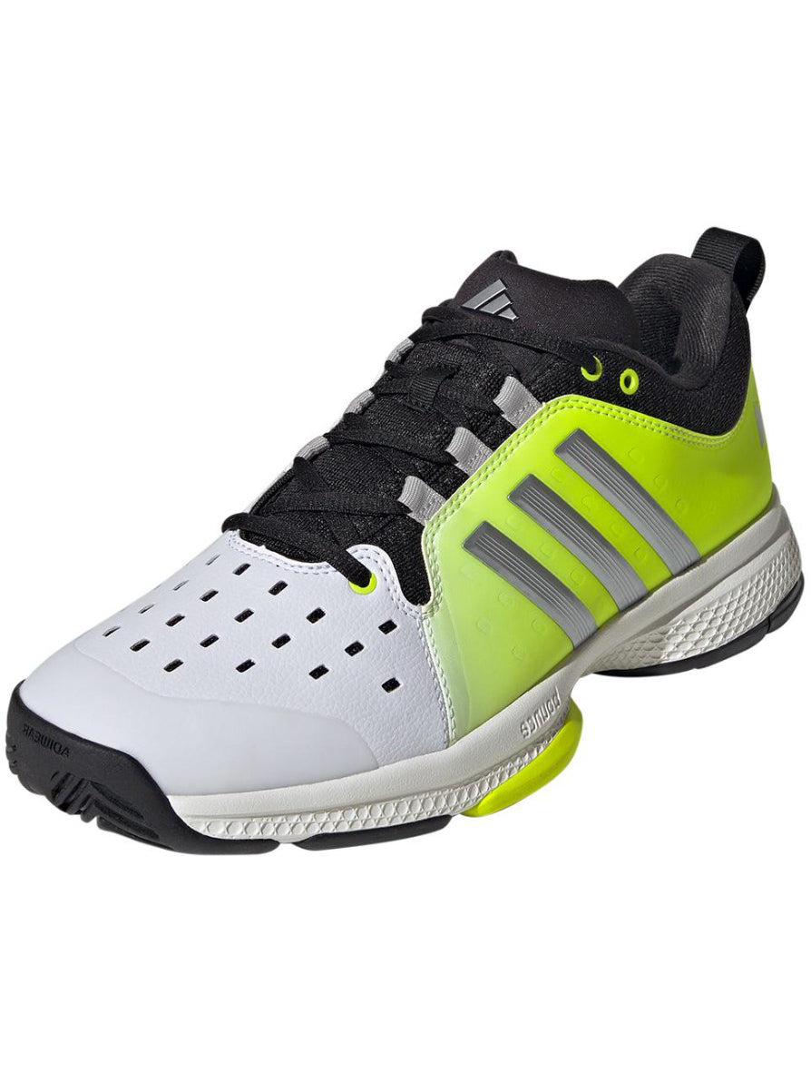 Adidas Men’s Court Pickleball Shoes (Cloud White/Silver Metallic/Core Black)