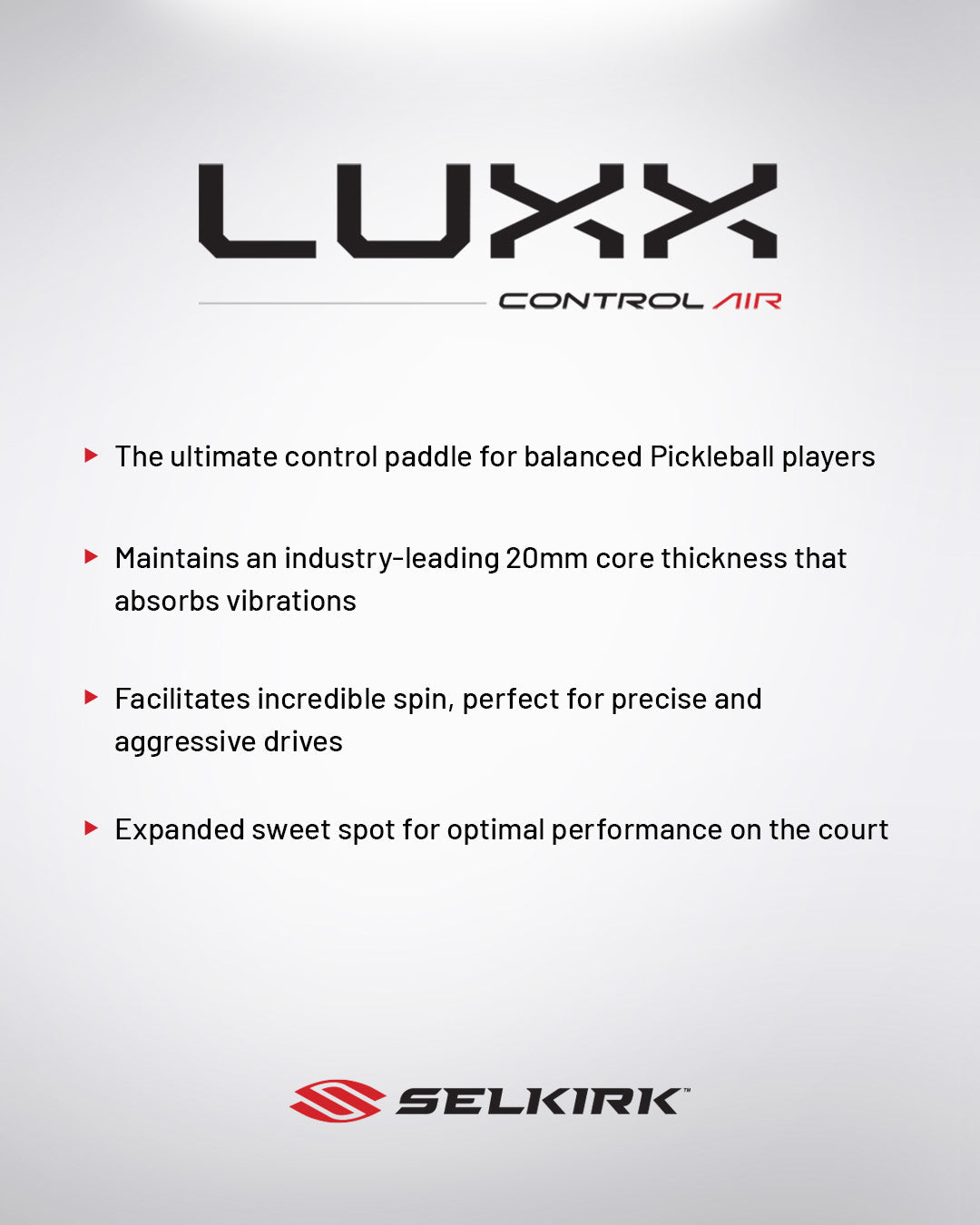 Selkirk Luxx Control Air - Invikta