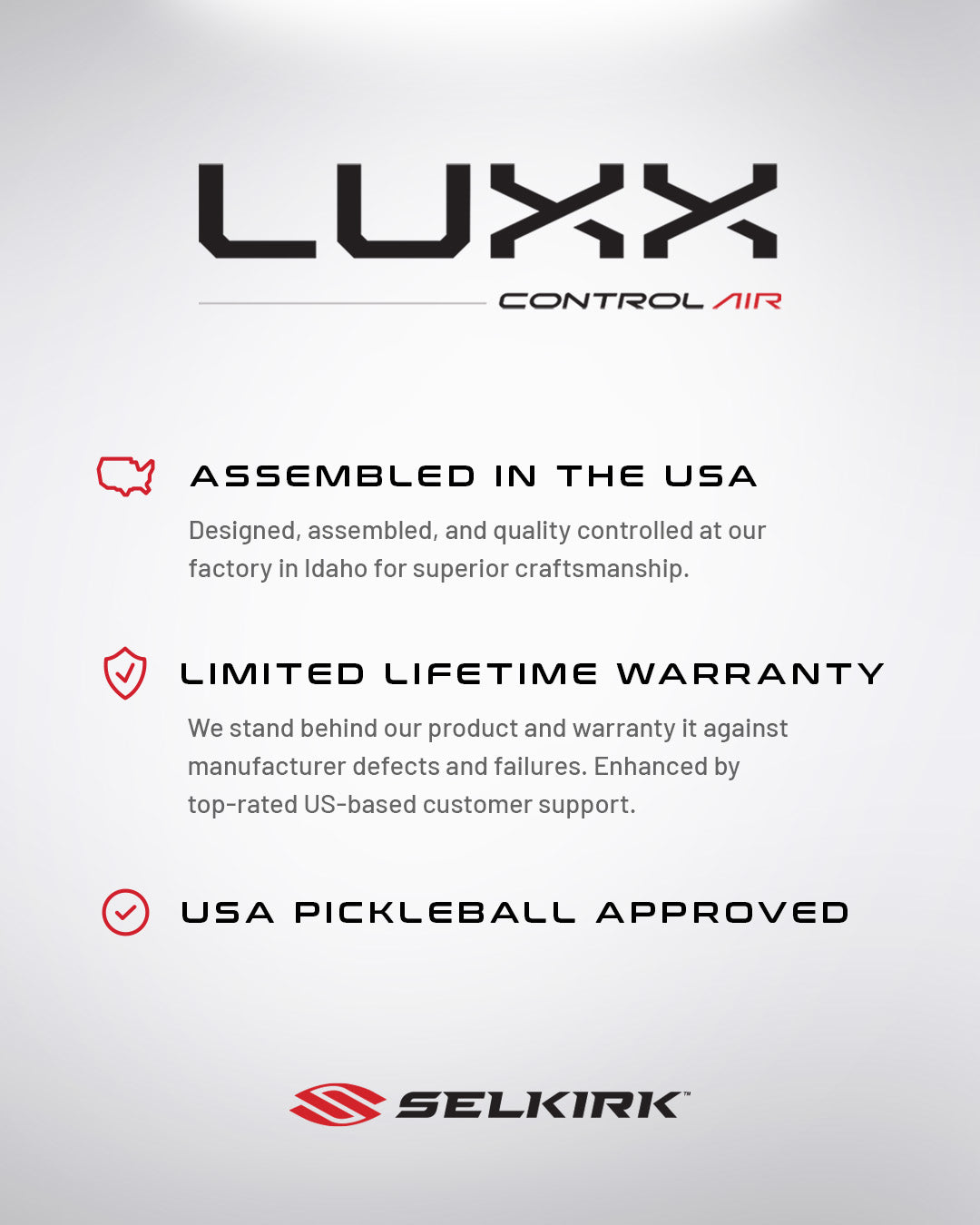 Selkirk Luxx Control Air - Invikta