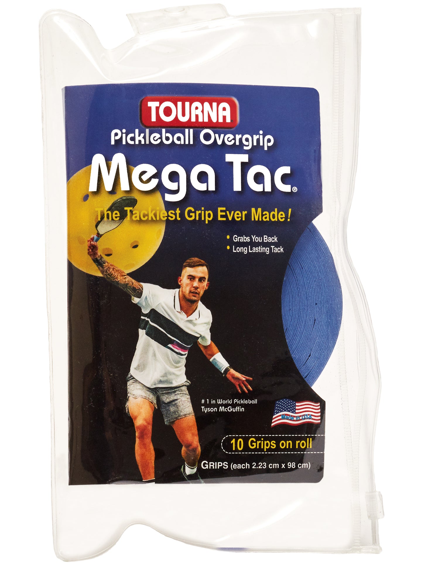 Tourna Mega Tac Pickleball Paddle Overgrip (10 Pack)