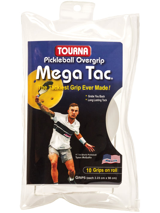 Tourna Mega Tac Pickleball Paddle Overgrip (10 Pack)