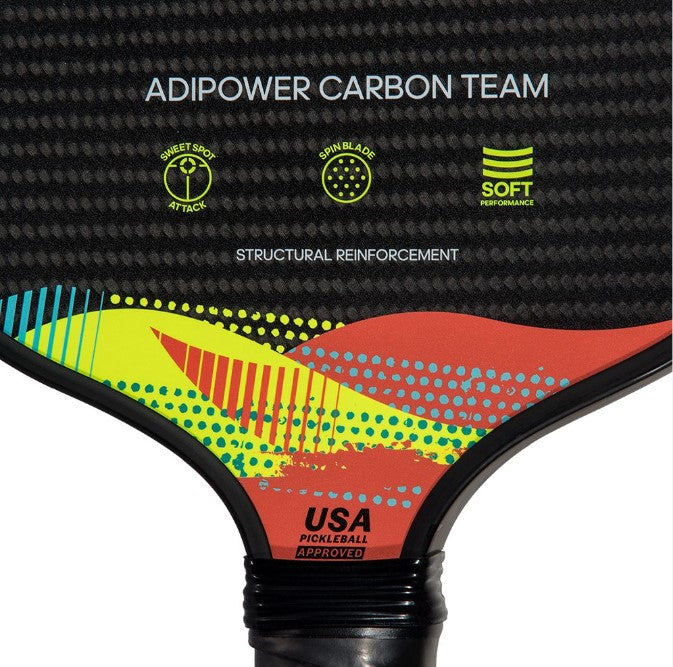 Adidas Adipower CARBON Team ATTK Pickleball Paddle