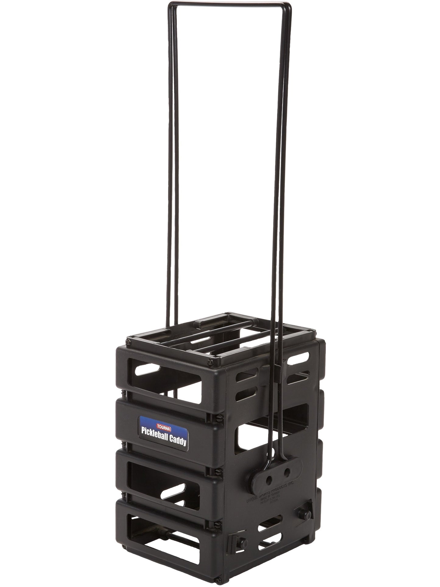 Tourna Ballport Tennis & Pickleball Caddy Ball Hopper (Black)