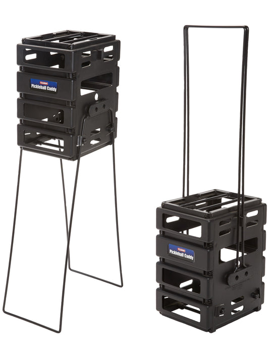 Tourna Ballport Tennis & Pickleball Caddy Ball Hopper (Black)