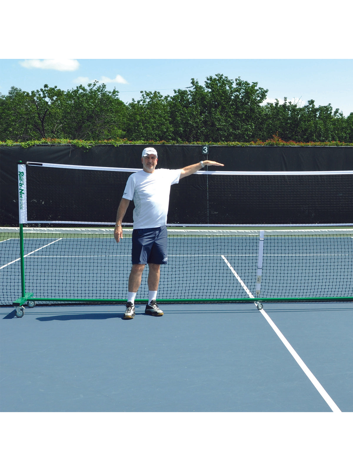 OnCourt OffCourt 18-Foot Roll-A-Net Portable Net System