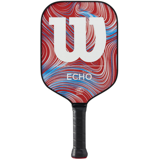 Wilson Echo Energy Pickleball Paddle (Red/White/Blue)