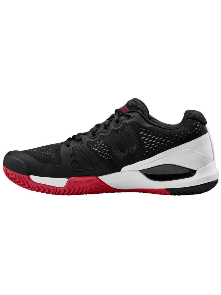 Wilson Men's Rush Pro 3.0 Pickleball Shoes (Black/White/Infrared)